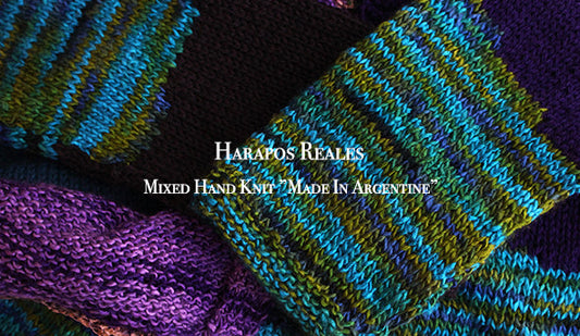 【Harapos Reales】Mixed Hand Knit ”Made In Argentine”　個人的にとても楽しみにしておりました新たなブランド。