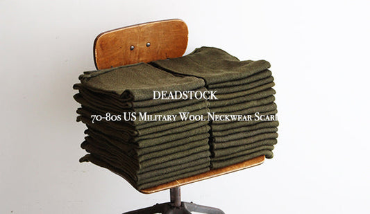 【DEADSTOCK】70-80s US Military Wool Neckwear Scarf.色目や形がオススメのデッドストックアイテム。