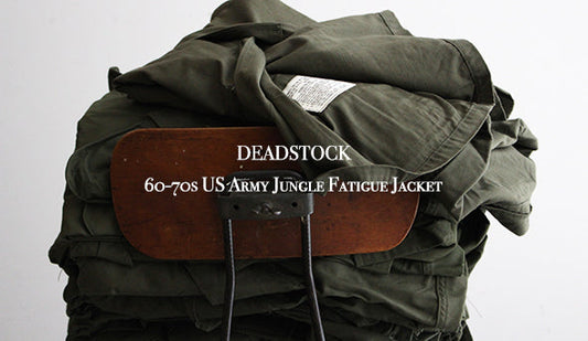 【DEADSTOCK】60-70s US Army Jungle Fatigue Jacketが『S』,『L』が入荷いたしました。