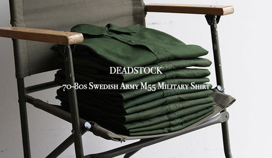 【HEADSTOCK】70-80s Swedish Army Military Shirt.今が気分のプルオーバーのロングシャツ。