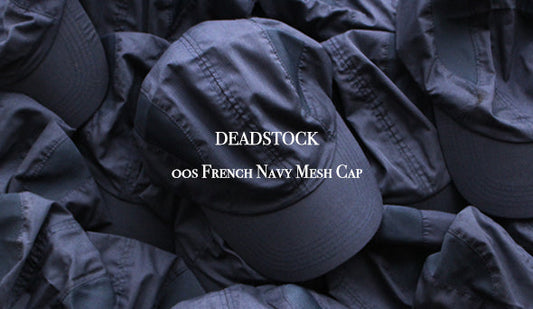 【DEADSTOCK】00s French Navy Mesh Cap,気の利いたメッシュキャップがまとめて入荷いたしました。