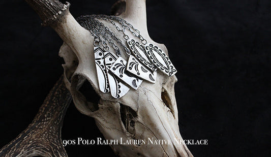 【VINTAGE】90s Polo Ralph Lauren Native Necklace.集めておりました希少なネックレスをリリース致します。