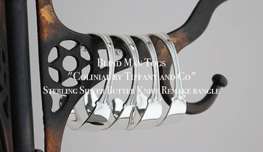 【Blind Man Togs】"Colinial by Tiffany and Co" Sterling Silver Butter Knife Remake bangle"スペシャルなリメイクシルバーが入荷です。