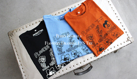 【Perry Florals / ペリーフローラルズ】Flowers Drawing L/S Teeが入荷いたしました。