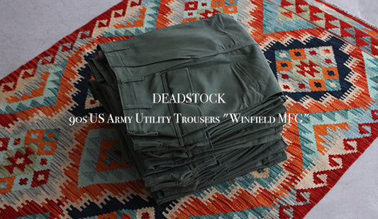 【DEADSTOCK】90s US Army Utility Trousers "Winfield MFG" 『Made In USA』が入荷いたしました。