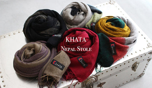 【KHATA / カタ】Nepal Stole. FORTの冬の風物詩ともいえるこちらが到着いたしました。