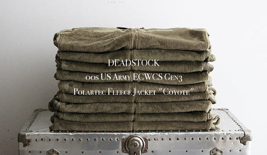 【DEADSTOCK】00s US Army ECWCS Gen3 Polartec Fleece Jacket "Coyote"が久々に入荷いたしました。