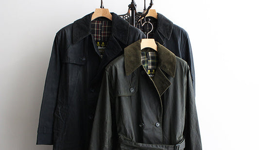 【VINTAGE】90s Old Barbour ”Trench Coat"惚れ込んだヴィンテージバブアーを掲載致しました。