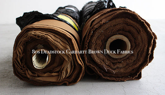 『80s Deadstock Carhartt Brown Duck Fabrics』のラストストックを使った『AGE OLD』をリリースいたします。