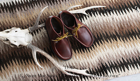 【LOBS / ロブス】C4 Night Moc Shoes "Horween Chromexcel Leather"をリリース致します。最高の1足です。