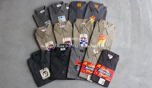 【DEADSTOCK】60-80s 『Made In USA』 Work Shirts をまとめてリリース致します。お見逃しなく。