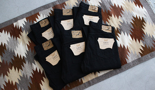 【Orslow / オアスロウ】 Ivy Fit Denim 107 Black.お勧めしたい細めのブラックデニムをリリースいたします。