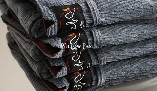【Willow Pants / ウィローパンツ】 P-001 ”Blue Corduroy" &  "Beige Stripe"が入荷いたしました。今シーズンも抜群です。