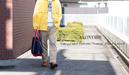 8周年に向けて以前より企画しておりました『A VONTADE』にお願いした別注アイテムをリリース致します。