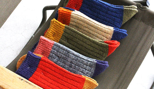 【Mauna kea / マウナケア】 Wool Hemp Mix Sox. 寒い季節に向けて冬小物も色々と入荷しております。