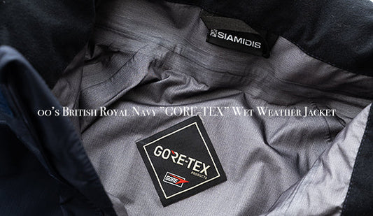 【USED】00’s British Royal Navy ”GORE-TEX” Wet Weather Jacket ”Good Condition”が入荷いたしました。