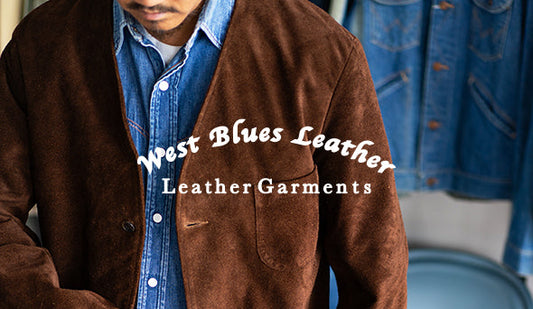 【West Blues Leather】60s Style Suede Leather Collarless Jacketのオーダー会を開催いたします。
