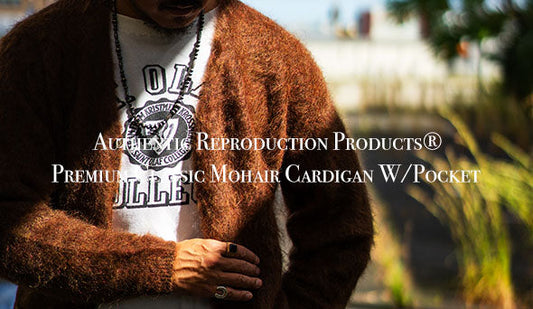 【Authentic Reproduction Products®】Premium Classic Mohair Cardigan W/Pocketの新色をリリースいたします。