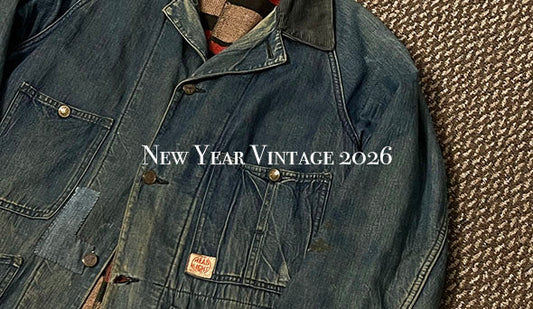 2026年1月2日（木）11時より【New Year Vintage 2026】を開催いたします。初売りに是非ご来店くださいませ。