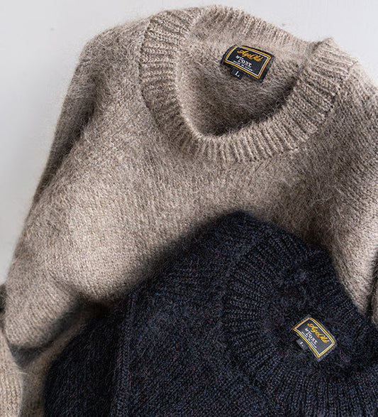 【AGE OLD】Shaggy Mohair Crew Neck Sweaterを今週末からリリースいたします。