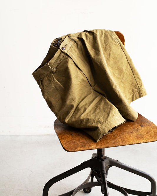 調子の良い【AGE OLD】Classic 2tuck Shorts『1970s Italian Military Sleeping Bag Cover Fabrics』