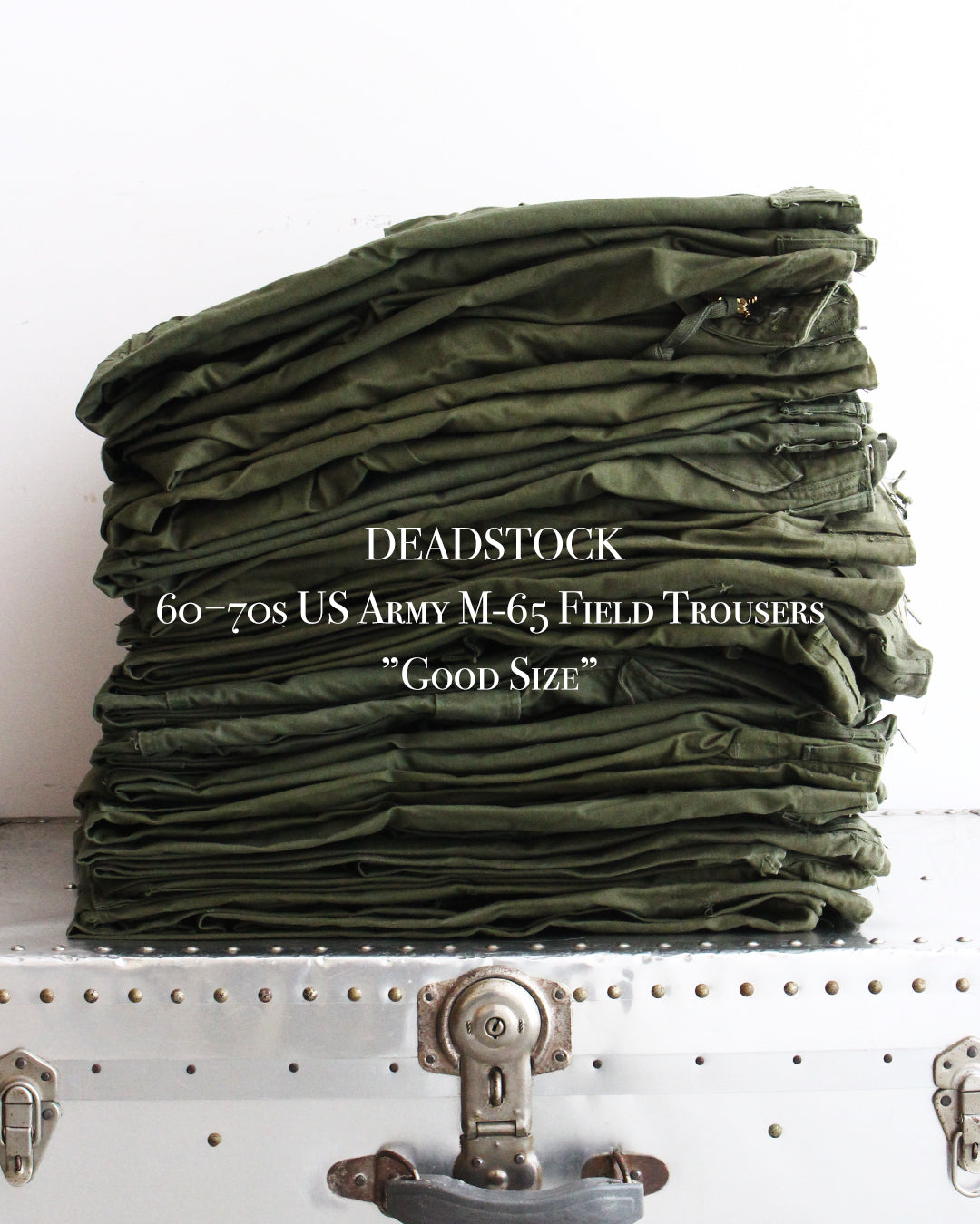 【DEADSTOCK】 70s US Army M-65 Field Trousers『Good Size』