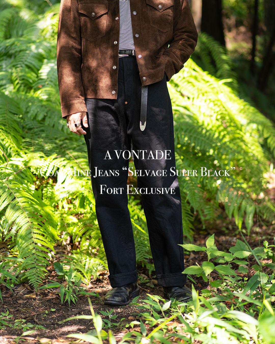 【A VONTADE】Coal Mine Jeans 