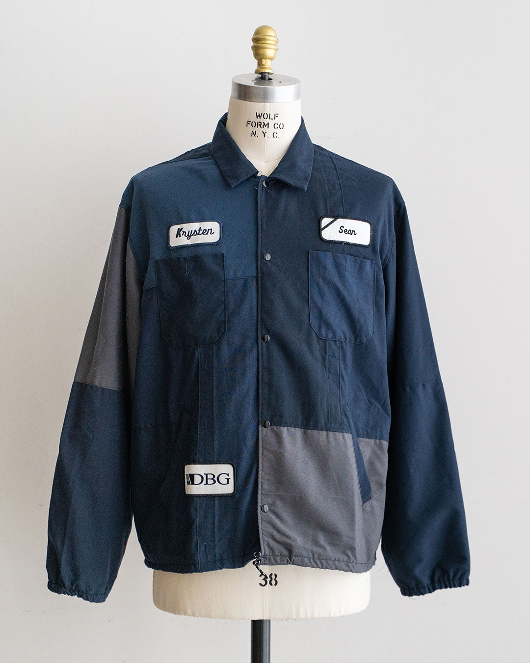 【redad】Navy Work Shirts Remake Coach Jacket『Fort Exclusive』⑩