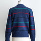 【VINTAGE】80-90s Eddie Bauer Border Sweater "Made In USA"