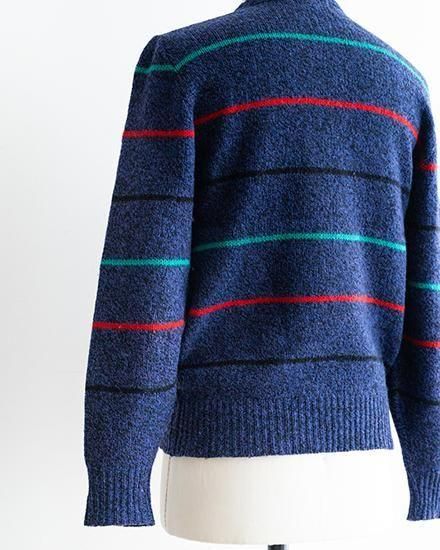 【VINTAGE】80-90s Eddie Bauer Border Sweater "Made In USA"