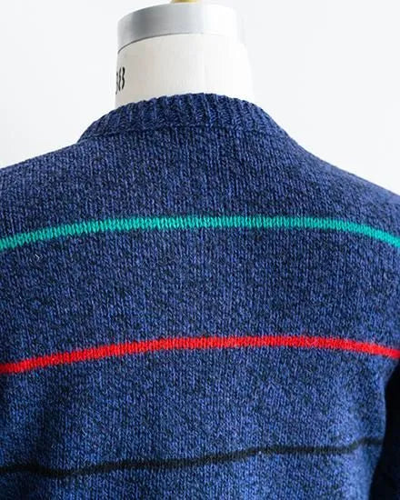 【VINTAGE】80-90s Eddie Bauer Border Sweater "Made In USA"