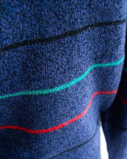 【VINTAGE】80-90s Eddie Bauer Border Sweater "Made In USA"