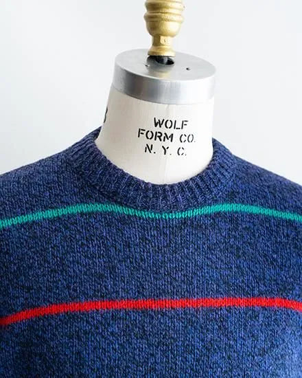 【VINTAGE】80-90s Eddie Bauer Border Sweater "Made In USA"