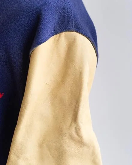 【VINTAGE】50s H.L.Whiting Varsity jacket "Good Color"