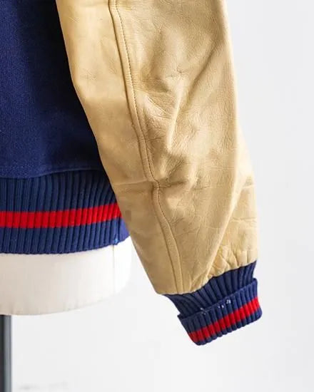 【VINTAGE】50s H.L.Whiting Varsity jacket "Good Color"