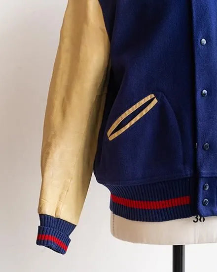 【VINTAGE】50s H.L.Whiting Varsity jacket "Good Color"