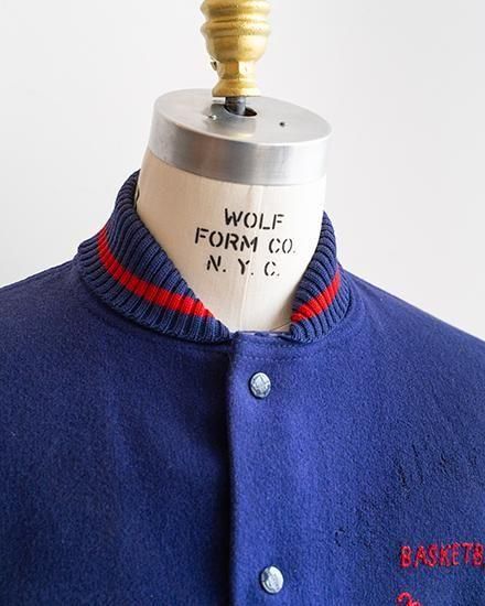 【VINTAGE】50s H.L.Whiting Varsity jacket "Good Color"