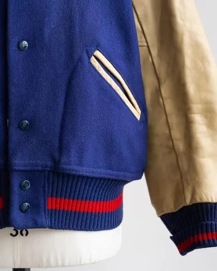 【VINTAGE】50s H.L.Whiting Varsity jacket "Good Color"