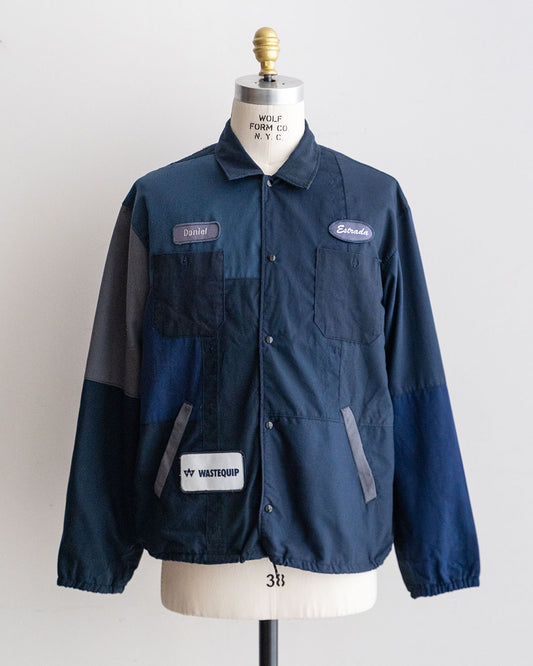 【redad】Navy Work Shirts Remake Coach Jacket『Fort Exclusive』①