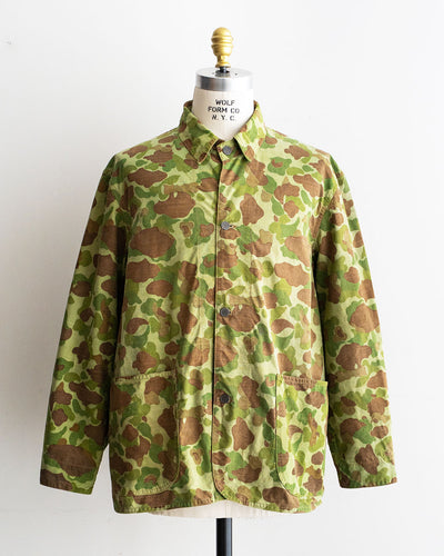 【HEXICO】Custom Coverall Jacket 『1940s WW2-Era USMC Frog Skin Shelter Half』②