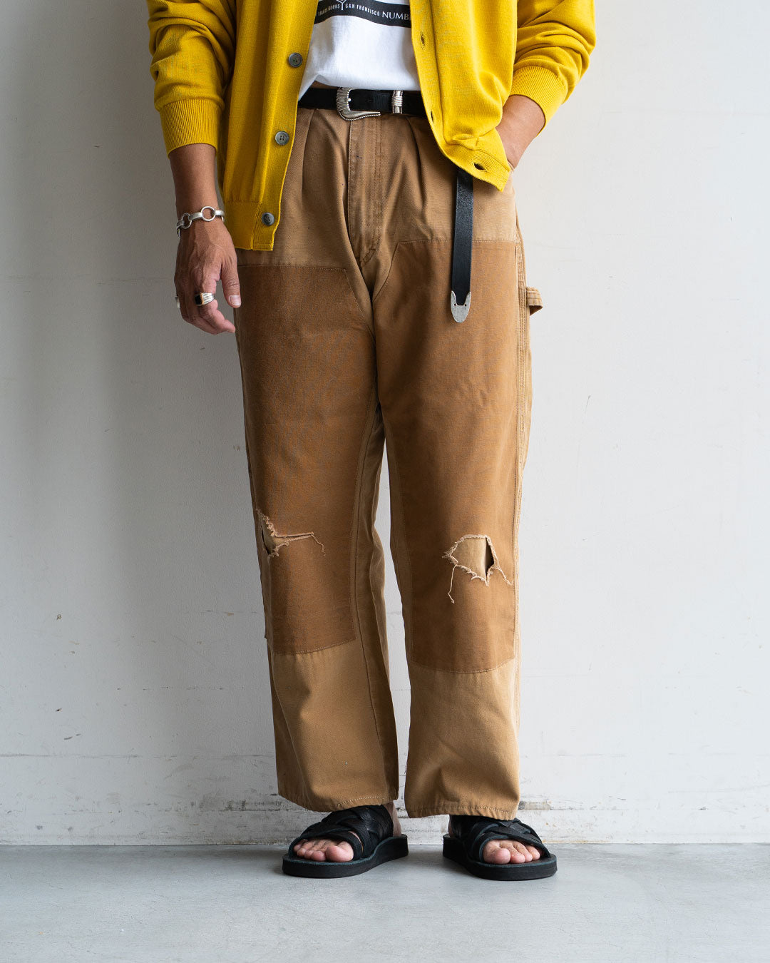 【Made By Sunny Side Up】Re Tapered Double Knee Work Pants ③