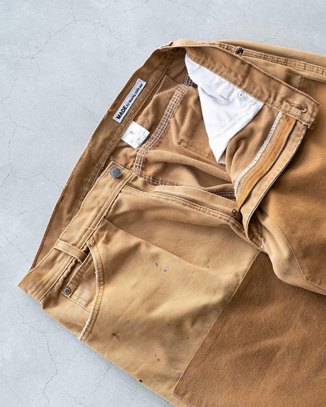 【Made By Sunny Side Up】Re Tapered Double Knee Work Pants ③