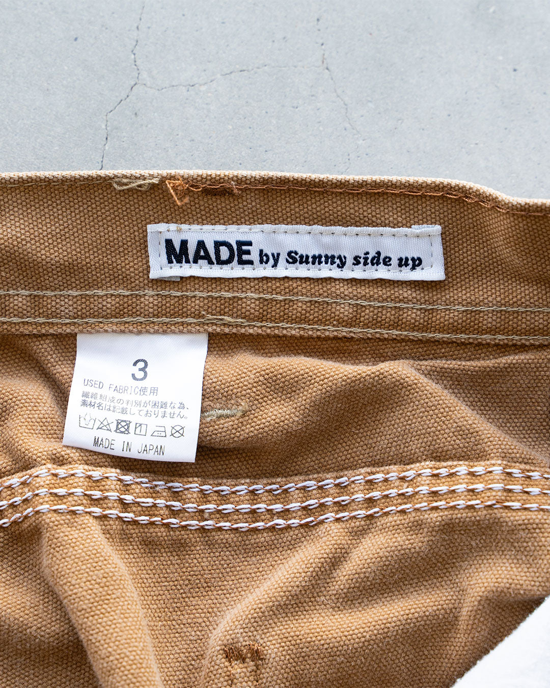 【Made By Sunny Side Up】Re Tapered Double Knee Work Pants ③