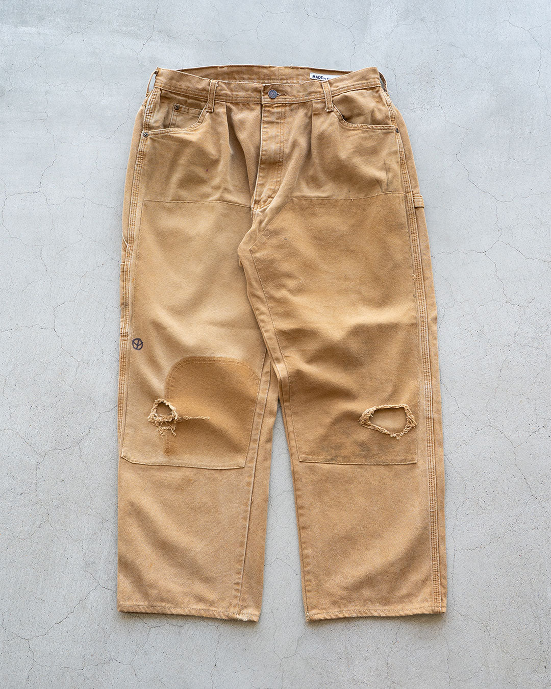 【Made By Sunny Side Up】Re Tapered Double Knee Work Pants ⑥