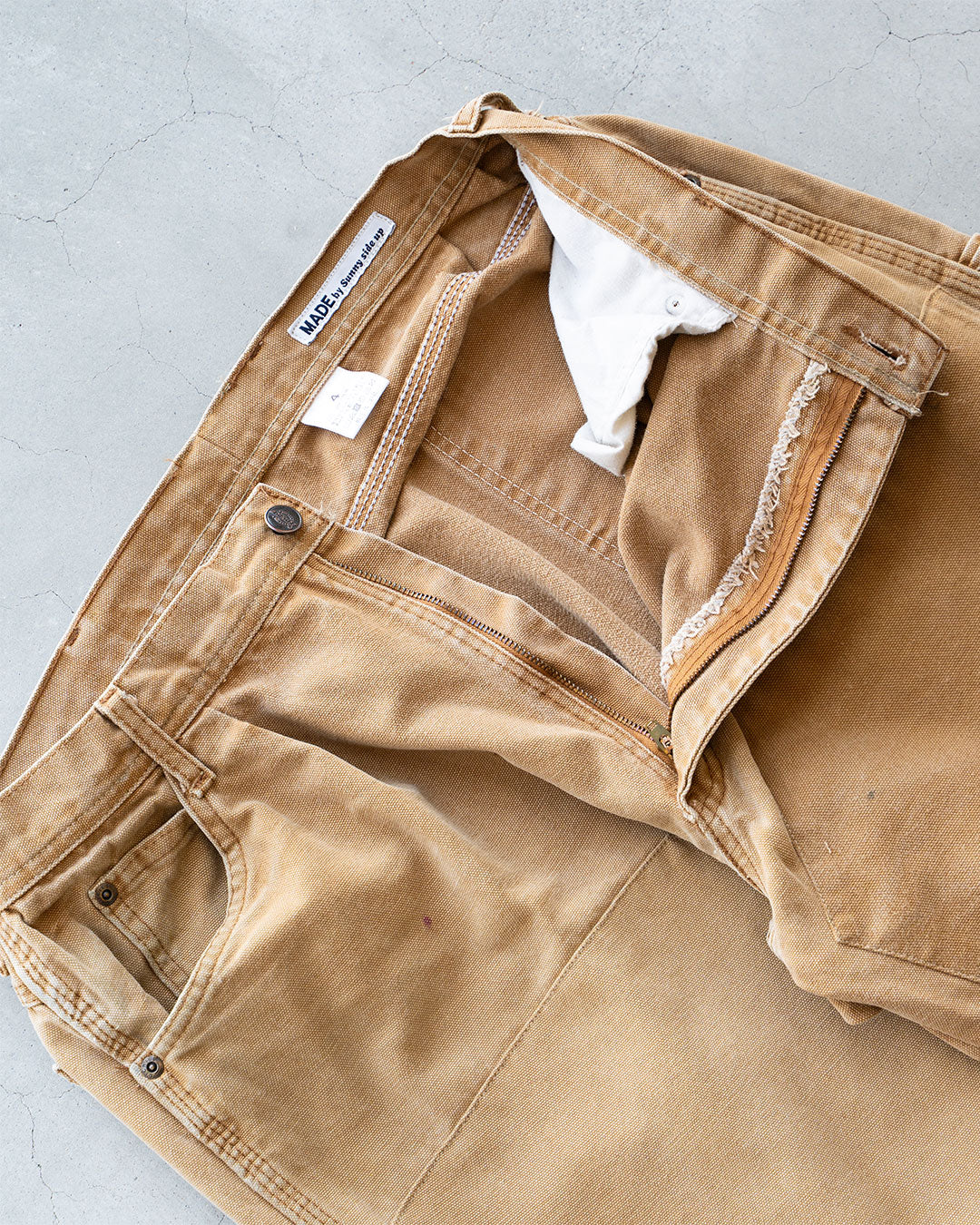 【Made By Sunny Side Up】Re Tapered Double Knee Work Pants ⑥