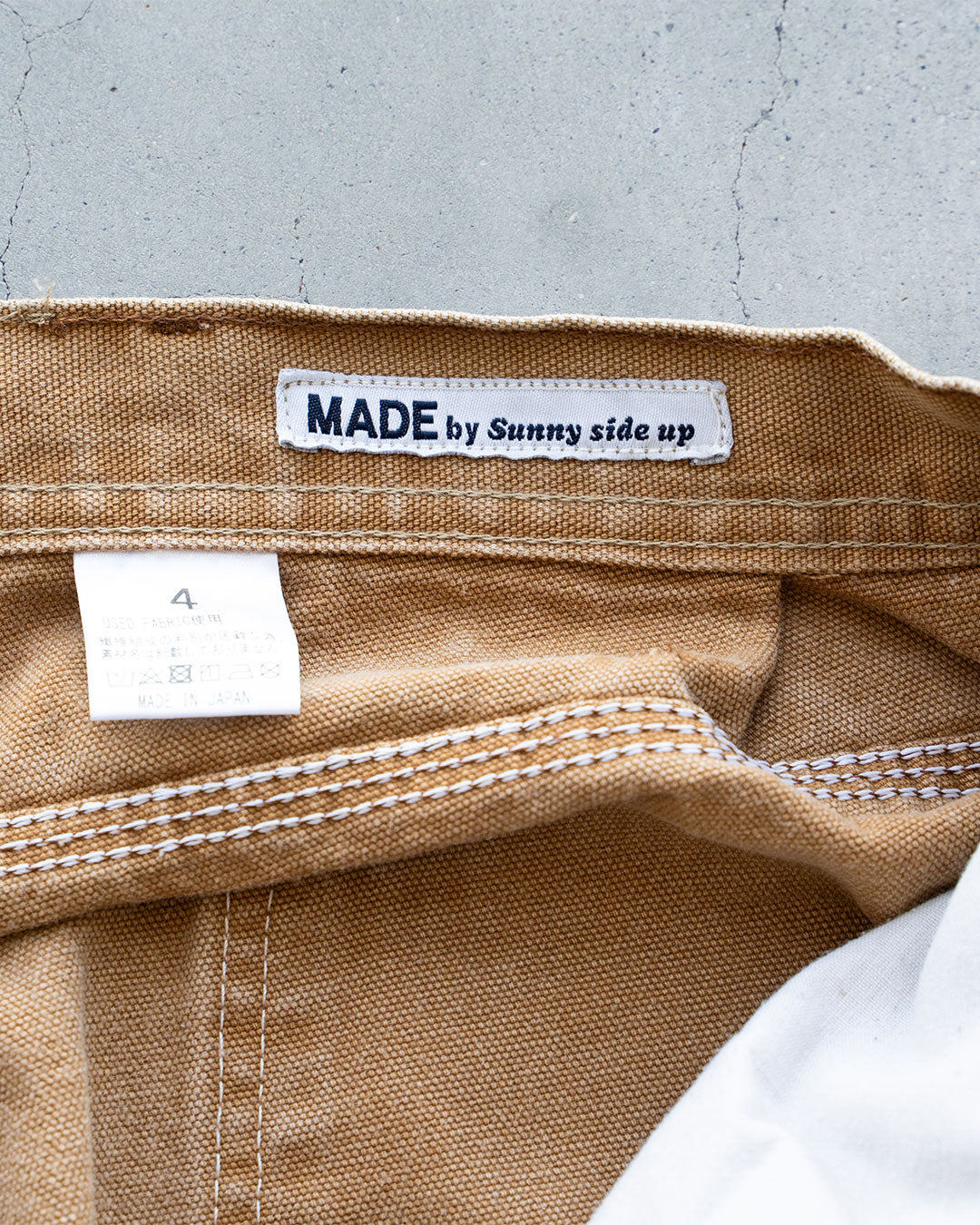 【Made By Sunny Side Up】Re Tapered Double Knee Work Pants ⑥