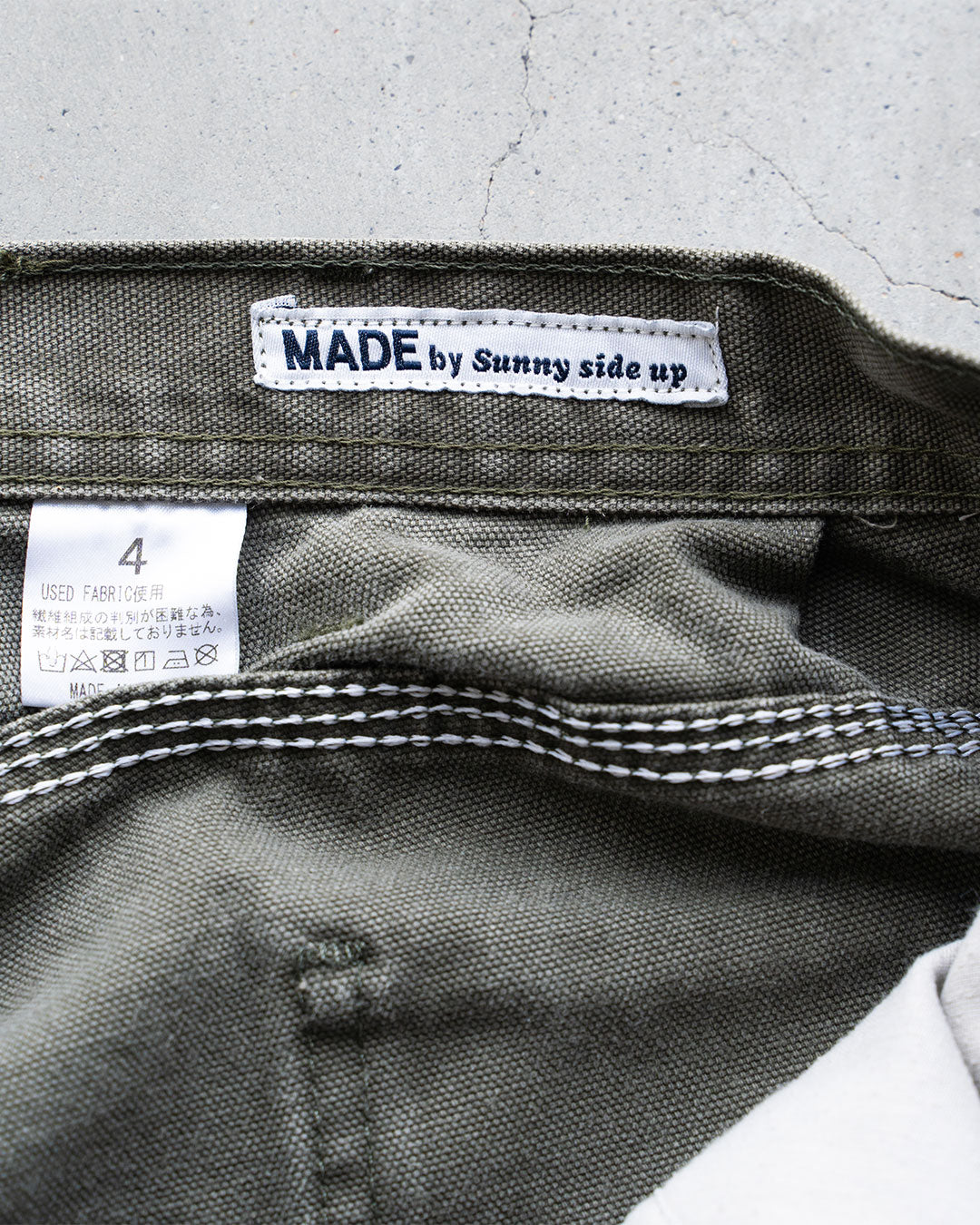 【Made By Sunny Side Up】Re Tapered Double Knee Work Pants ⑧