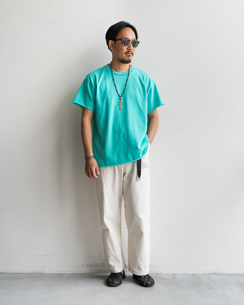 身長175cm　体重69kg / 着用サイズ L / カラー Tiffany Blue