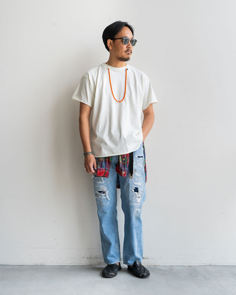 身長175cm　体重69kg / 着用サイズ L / カラー Off White