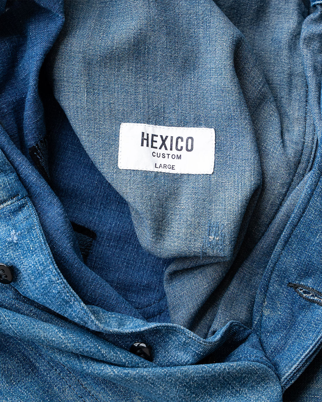 【HEXICO】M45-Type Denim Shorts 40S U.S.Navy Bag.Barrack②